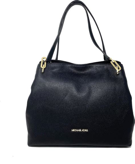 leighton michael kors bag|Michael Kors Leighton Large Shoulder Bag Pebbled Leather, Black.